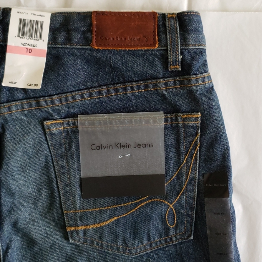 Calvin Klein Jeans NEW Side Slit Shorts Women's 10 - Picture 4 of 16